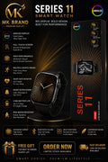 MK Series 11 AMOLED Smart Watch – 46mm, Bluetooth Calling & IP68