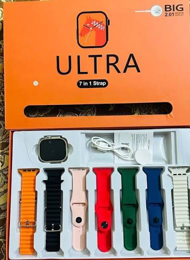 ULTRA 7-in-1 Smart Watch Set | HD Display | 7 Premium Straps | Bluetooth Calling